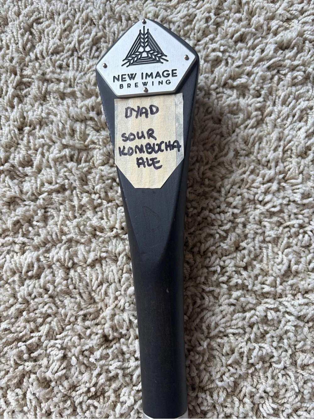 New Image Brewing Beer Tap Handle Wood Metal Craft Brewery J4